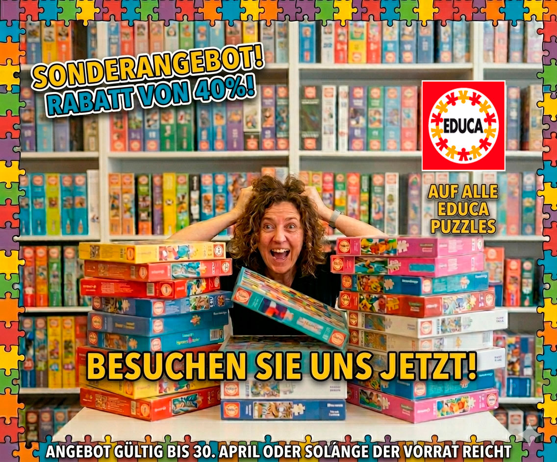 40% de Descuento en Puzzles Educa