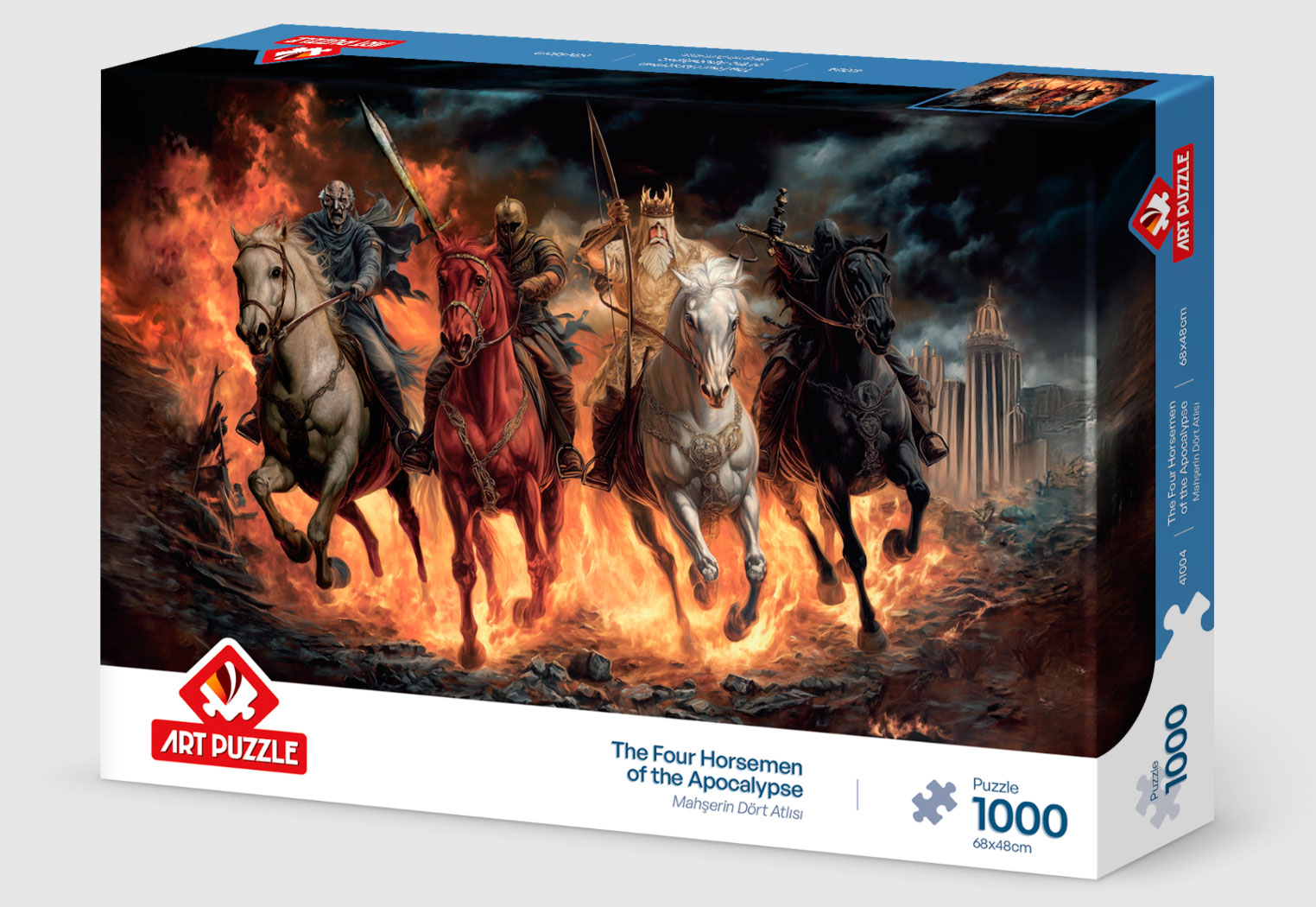 Anatolian Puzzle 1000 Teile „The Four Horses Of Apocalypse“ – 66x48 Cm, Hochwertig Gedruckt