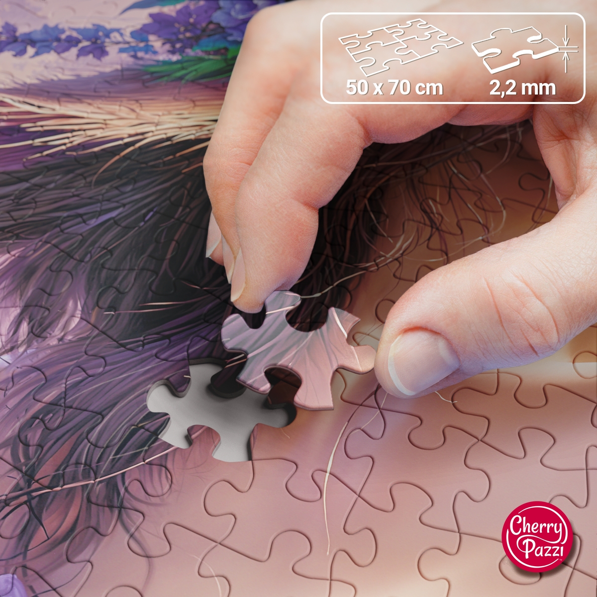 Schmidt Spiele 1000 Teile Puzzle CherryPazzi Grey Wolf – 70x50 Cm, Für Erwachsene & Jugendliche