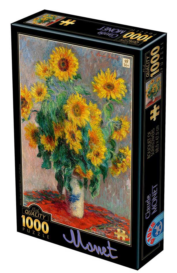 D-Toys Puzzle 1000 Teile – Das Mittagessen Von Claude Monet, 68x47 Cm, Kunst-Puzzle Für Erwachsene