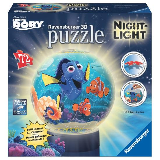 Puzzleball Ravensburger Lamp Finding Dory 3D 72 Teile