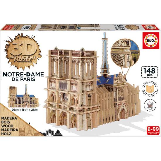 Educa 3D-Puzzle Kathedrale Notre Dame de Paris 148 Teile