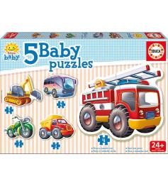 Puzzles Baby Educa Fahrzeuge