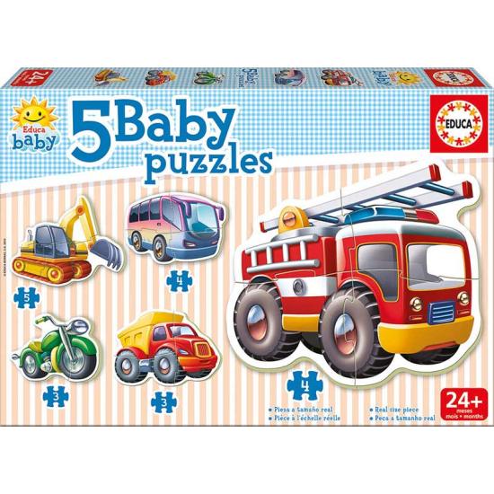 Puzzles Baby Educa Fahrzeuge