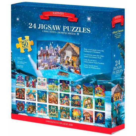 Geburt - Adventskalender Eurographics 24 x 50 Teilen