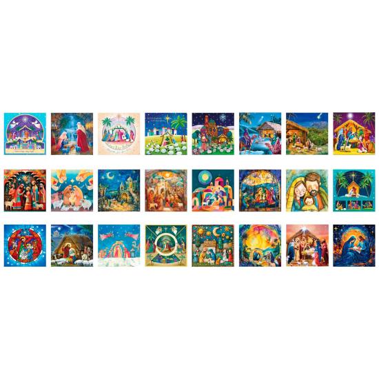 Geburt - Adventskalender Eurographics 24 x 50 Teilen