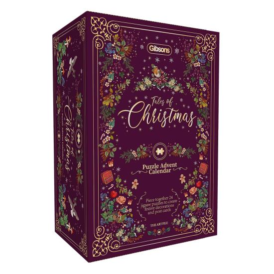 Gibsons Weihnachtsgeschichten-Adventskalender mit 24 Mini-Rätsel