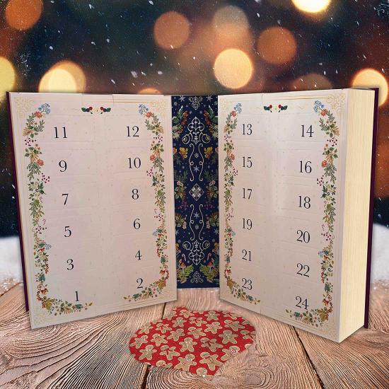 Gibsons Weihnachtsgeschichten-Adventskalender mit 24 Mini-Rätsel