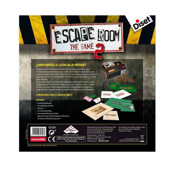 Diset Escape Room Das Spiel 2 Brettspiel