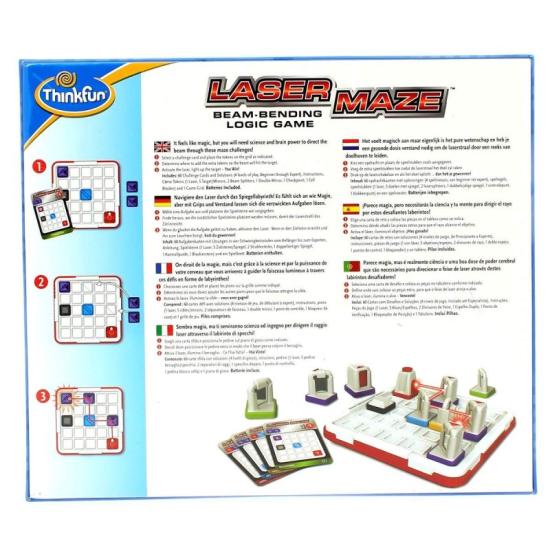 Denken Sie an ein lustiges Laser-Labyrinth-Lernspiel