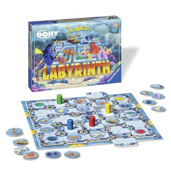 Ravensburger Junior Labyrinth-Spiel „Findet Dorie“.