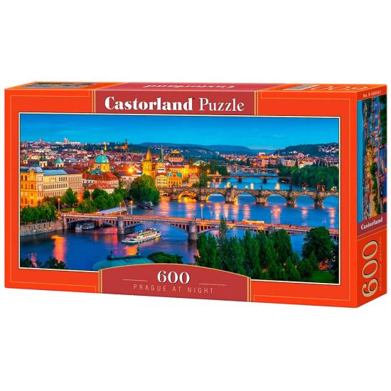Castorland Prag bei Nacht Puzzle mit 600 Teilen