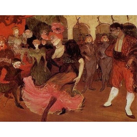 Puzzle D-Toys Lender von Marcelle, der Bolero in Chilpe tanzt