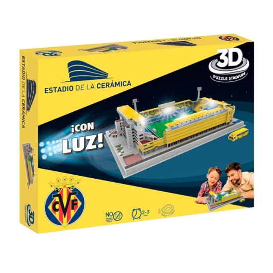 Villarreal CF Keramikstadion 3D-Puzzle mit Licht