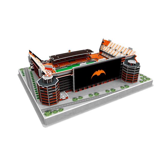 Mestalla Valencia CF Stadion 3D-Puzzle mit Licht