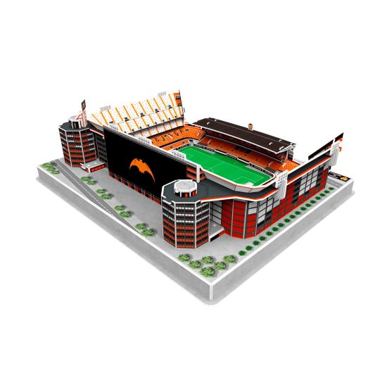 Mestalla Valencia CF Stadion 3D-Puzzle mit Licht