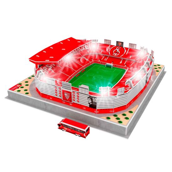 3D-Puzzle Ramón Sánchez Pizjuán Sevilla FC Stadion mit Licht