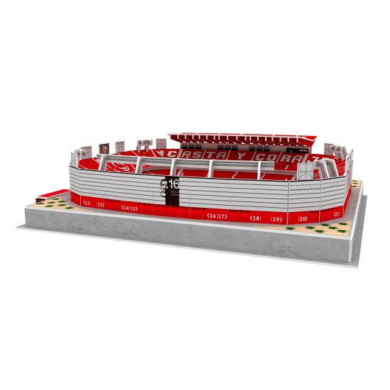 3D-Puzzle Ramón Sánchez Pizjuán Sevilla FC Stadion mit Licht