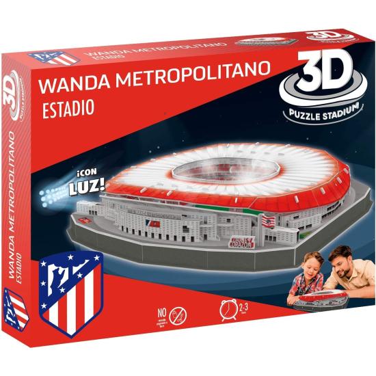 3D-Puzzle Wanda Metropolitano Atlético de Madrid Stadion mit Lic 3D-Puzzle Wanda Metropolitano Atlético de Madrid Stadion mit Lic
