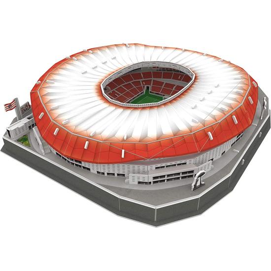 3D-Puzzle Wanda Metropolitano Atlético de Madrid Stadion mit Lic 3D-Puzzle Wanda Metropolitano Atlético de Madrid Stadion mit Lic