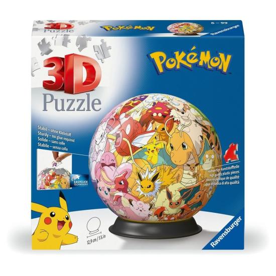 Ravensburger 72-teiliges Pokémon-Ball-3D-Puzzle Ravensburger 72-teiliges Pokémon-Ball-3D-Puzzle