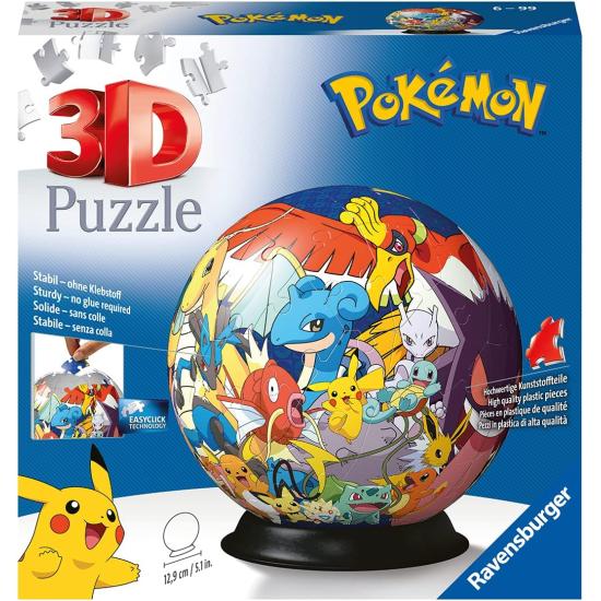 Ravensburger 72-teiliges Pokémon-Ball-3D-Puzzle
