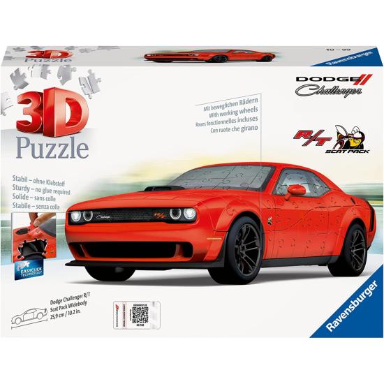 3D Puzzle Ravensburger Dodge Challenger Rot 165 Teile 3D Puzzle Ravensburger Dodge Challenger Rot 165 Teile