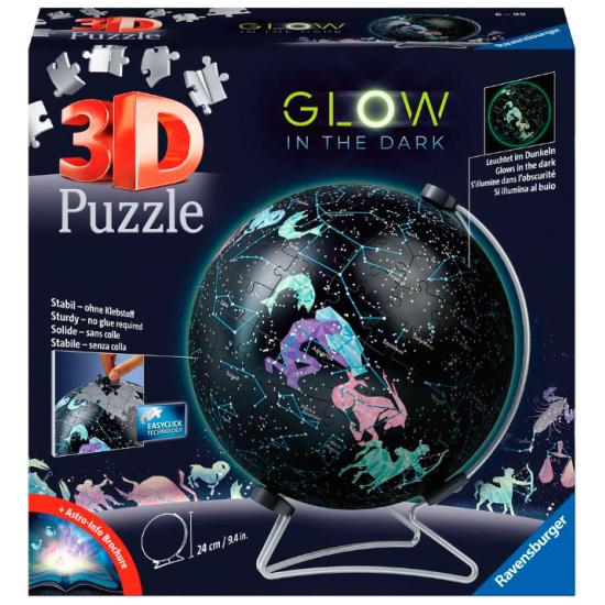 Ravensburger 3D-Puzzle Phosphoreszierender Sternglobus mit 180 T