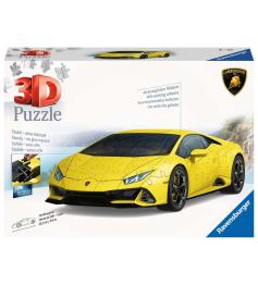 3D Puzzle Ravensburger Lamborghini Huracan Evo Gelb 108 Teile