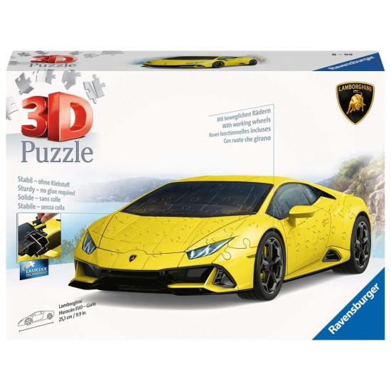 3D Puzzle Ravensburger Lamborghini Huracan Evo Gelb 108 Teile 3D Puzzle Ravensburger Lamborghini Huracan Evo Gelb 108 Teile