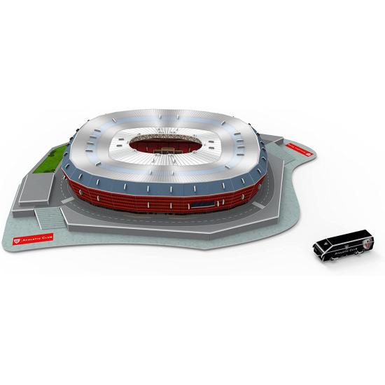 3D-Puzzle San Mamés Athletic de Bilbao Stadion mit Licht