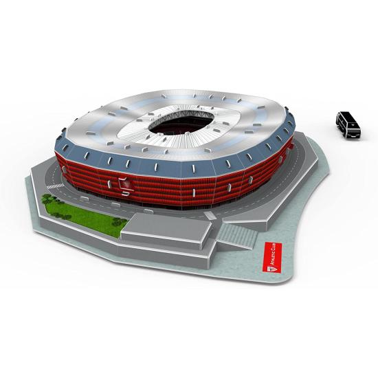 3D-Puzzle San Mamés Athletic de Bilbao Stadion mit Licht