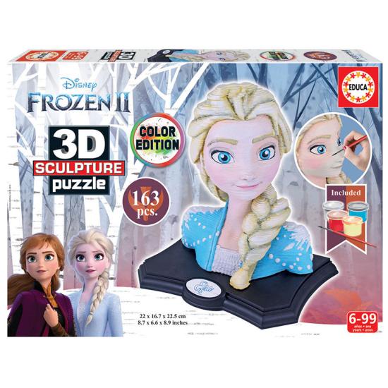 3D-Puzzle-Skulptur Color Frozen 2 von 163 Teilen