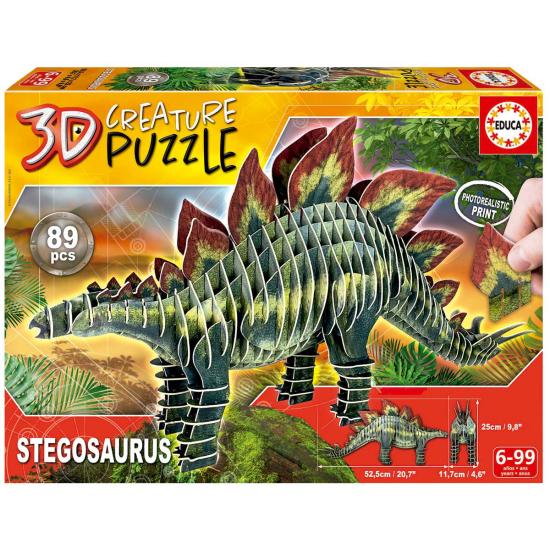 Educa 3D-Puzzle Stegosaurus-Kreatur mit 89 Teilen Educa 3D-Puzzle Stegosaurus-Kreatur mit 89 Teilen