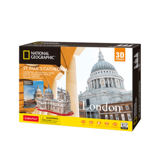 3D-Puzzle World Brands St. Paul's Cathedral (National Geogra 3D-Puzzle World Brands St. Paul's Cathedral (National Geogra