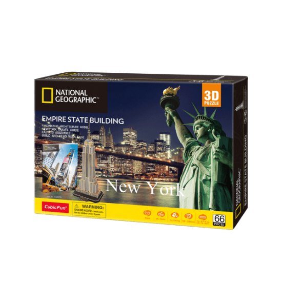 3D-Puzzle Weltmarken Empire State Building (Nat. Geographic) 3D-Puzzle Weltmarken Empire State Building (Nat. Geographic)