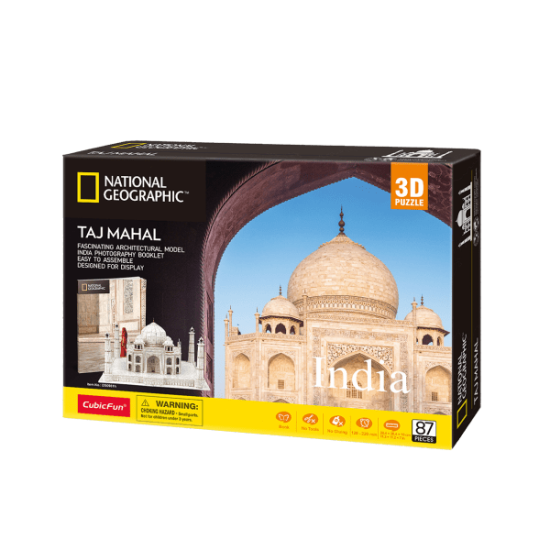 3D-Puzzle Weltmarken Taj Mahal (National Geographic)
