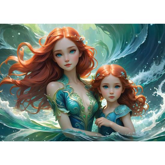 Puzzle Alipson Wasser und Feuer 2x500 Teile