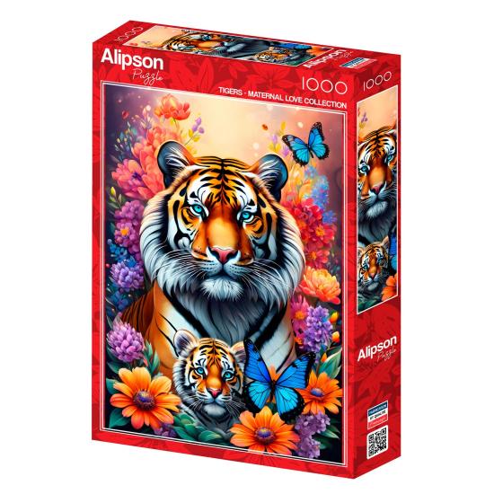 Puzzle Alipson Mütterliche Tiger 1000 Teile
