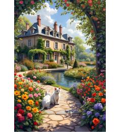 Puzzle Alipson Der Blühende Bogen Des Cottages 1000 Teile