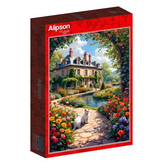 Puzzle Alipson Der Blühende Bogen Des Cottages 1000 Teile