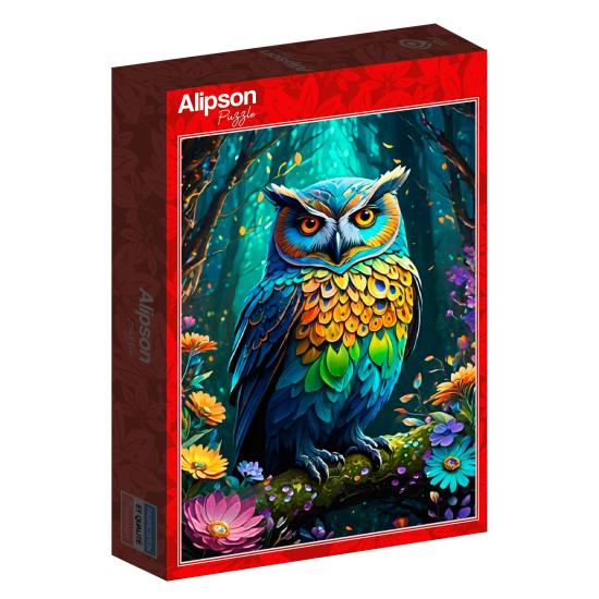 Puzzle Alipson Blaue Eule 500 Teile