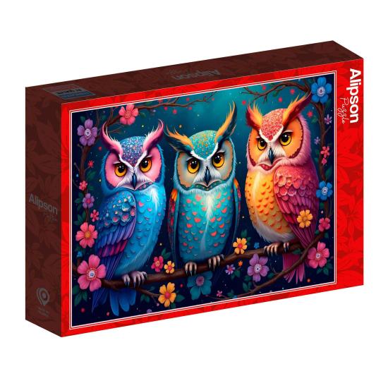 Puzzle Alipson Eulen Und Verzauberte Nacht 1000 Teile Puzzle Alipson Eulen Und Verzauberte Nacht 1000 Teile