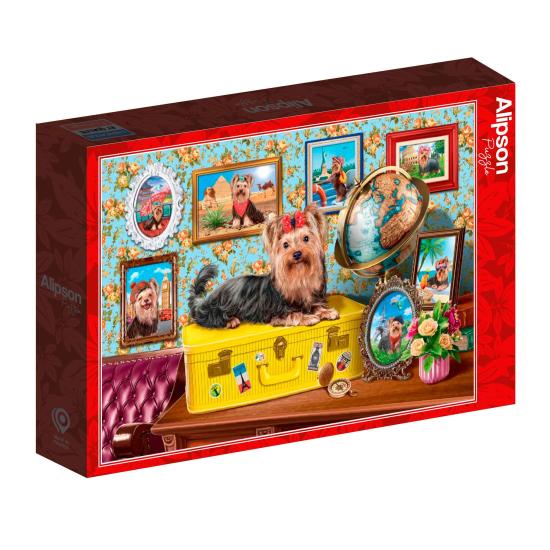 Puzzle Alipson Yorkshire Terrier Welpe 1000 Teile