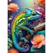 Puzzle Alipson Buntes Chamäleon 500 Teile