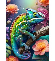 Puzzle Alipson Buntes Chamäleon 500 Teile