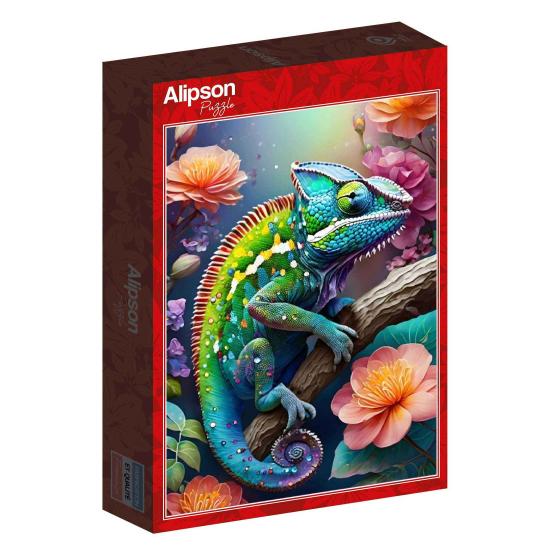 Puzzle Alipson Buntes Chamäleon 500 Teile Puzzle Alipson Buntes Chamäleon 500 Teile