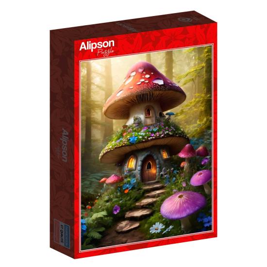 Puzzle Alipson Haus der Unterholzpilze 500 Teile