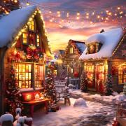 Alipson Weihnachtshaus-Puzzle 1000 Teile