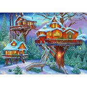 Alipson Baumhaus im Winter Puzzle 500 Teile